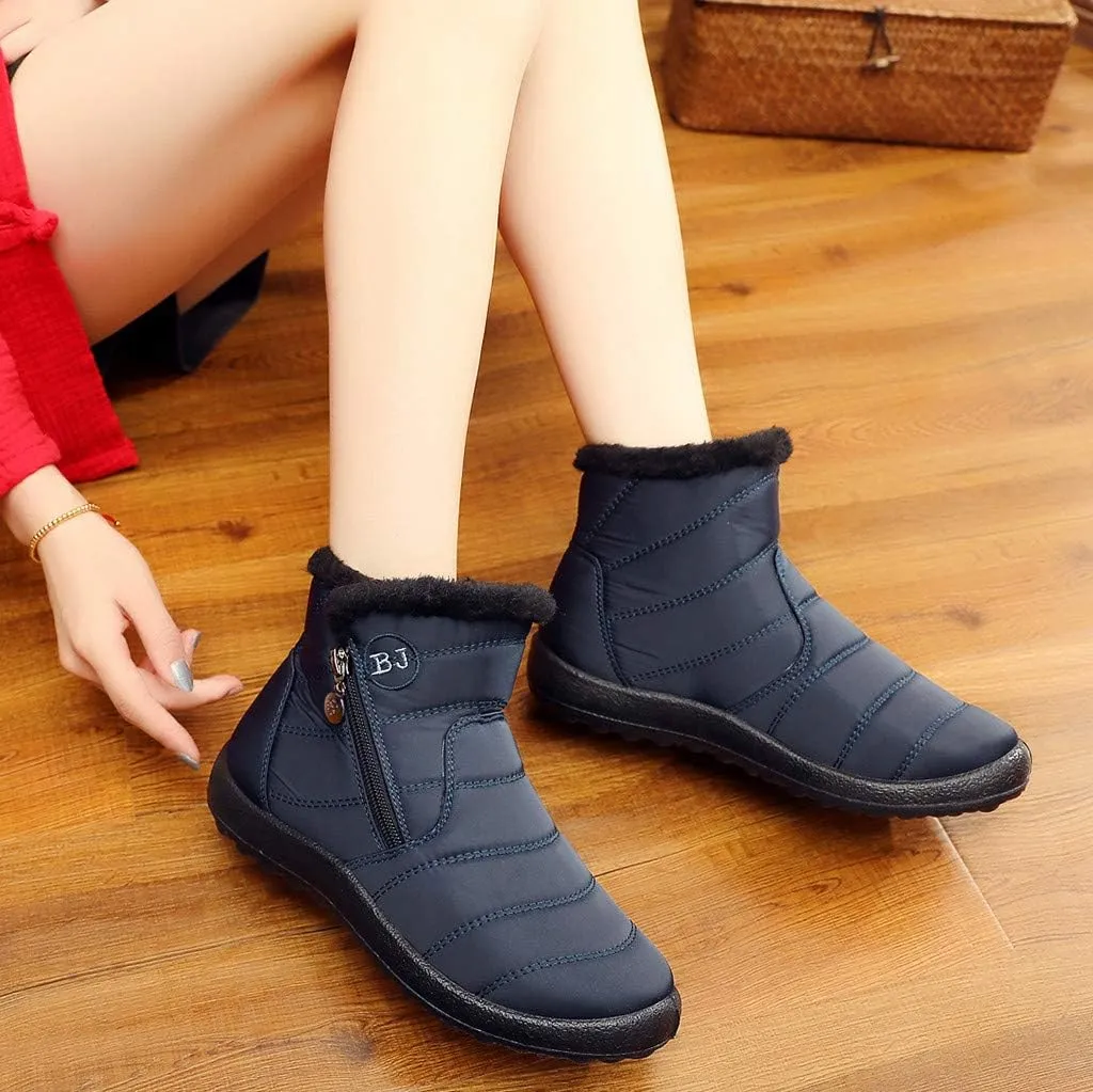 Women Winter Boots Ankle Adults Fleece Lined Snow Boots Snow Boots Womens Winter Ankle Boots Ladies Winter Boot for Elderly Women Rain Boots Women Snow Booties for Men