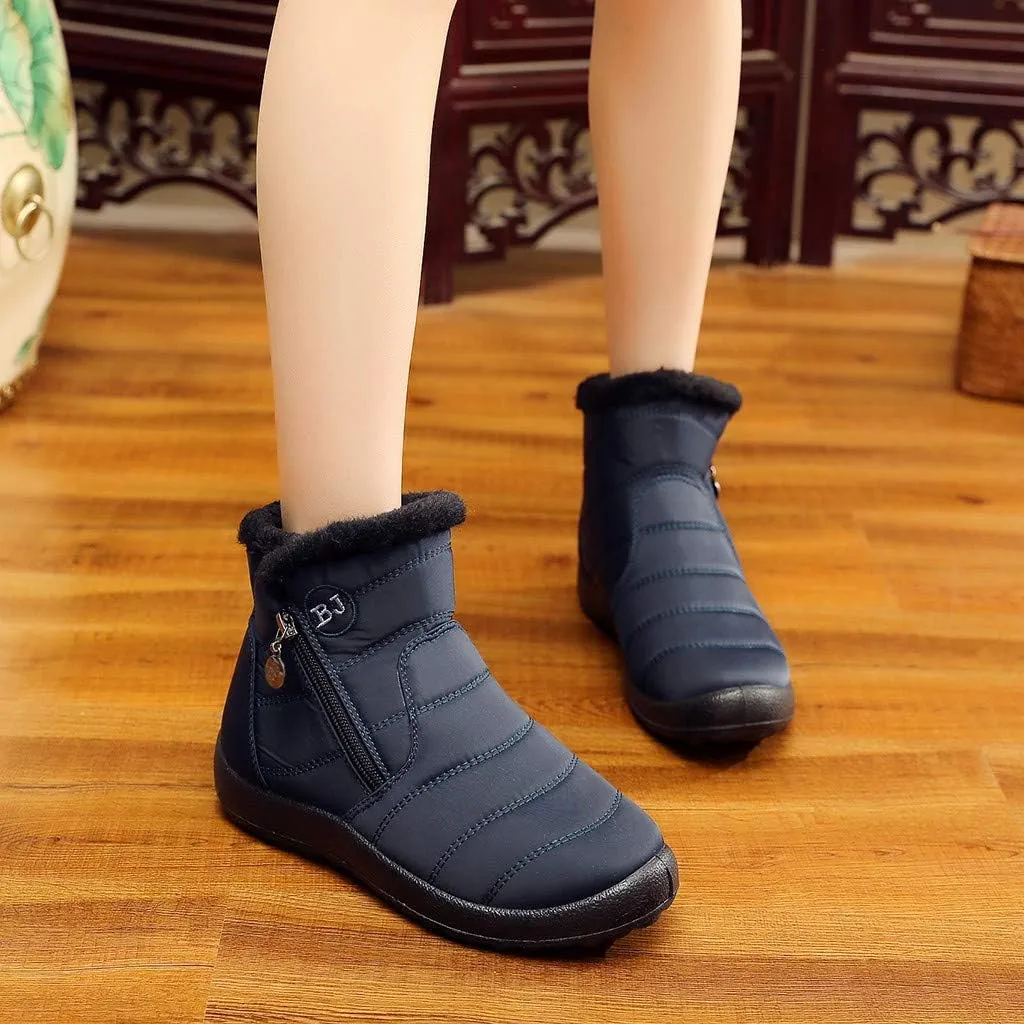 Women Winter Boots Ankle Adults Fleece Lined Snow Boots Snow Boots Womens Winter Ankle Boots Ladies Winter Boot for Elderly Women Rain Boots Women Snow Booties for Men