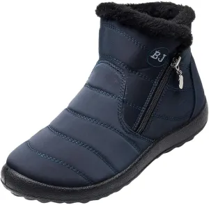 Women Winter Boots Ankle Adults Fleece Lined Snow Boots Snow Boots Womens Winter Ankle Boots Ladies Winter Boot for Elderly Women Rain Boots Women Snow Booties for Men
