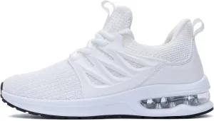 Women's Air Running Shoes Athletic Tennis Walking Slip On Shoes Lightweight Casual Sneakers for Gym Jogging Workout US Size 5.5-11