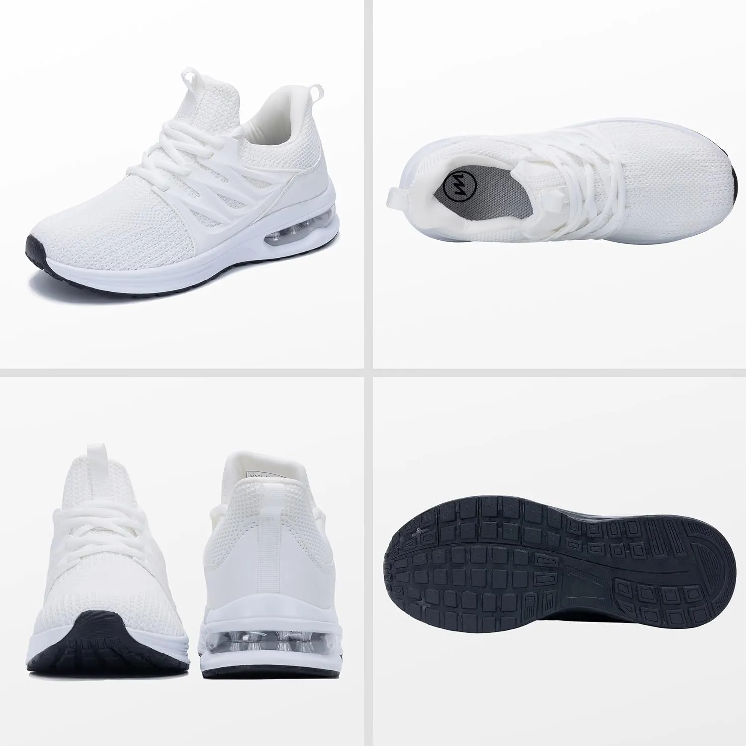 Women's Air Running Shoes Athletic Tennis Walking Slip On Shoes Lightweight Casual Sneakers for Gym Jogging Workout US Size 5.5-11