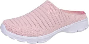 Women's Backless Slip on Mesh Sneakers Shoes Running Shoes for Men High Top Women's Shoes Casual Women Shoes Sneakers Red Tennis Shoe Loafers Dress Shoe