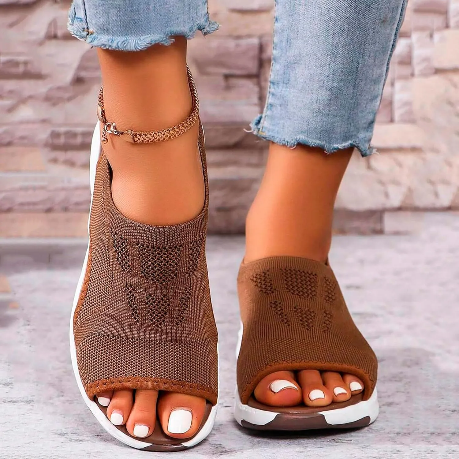 Women's Breathable Orthopedic Sandals Comfortable Walking Tennis Shoes Sandals Smart Sandals for Women