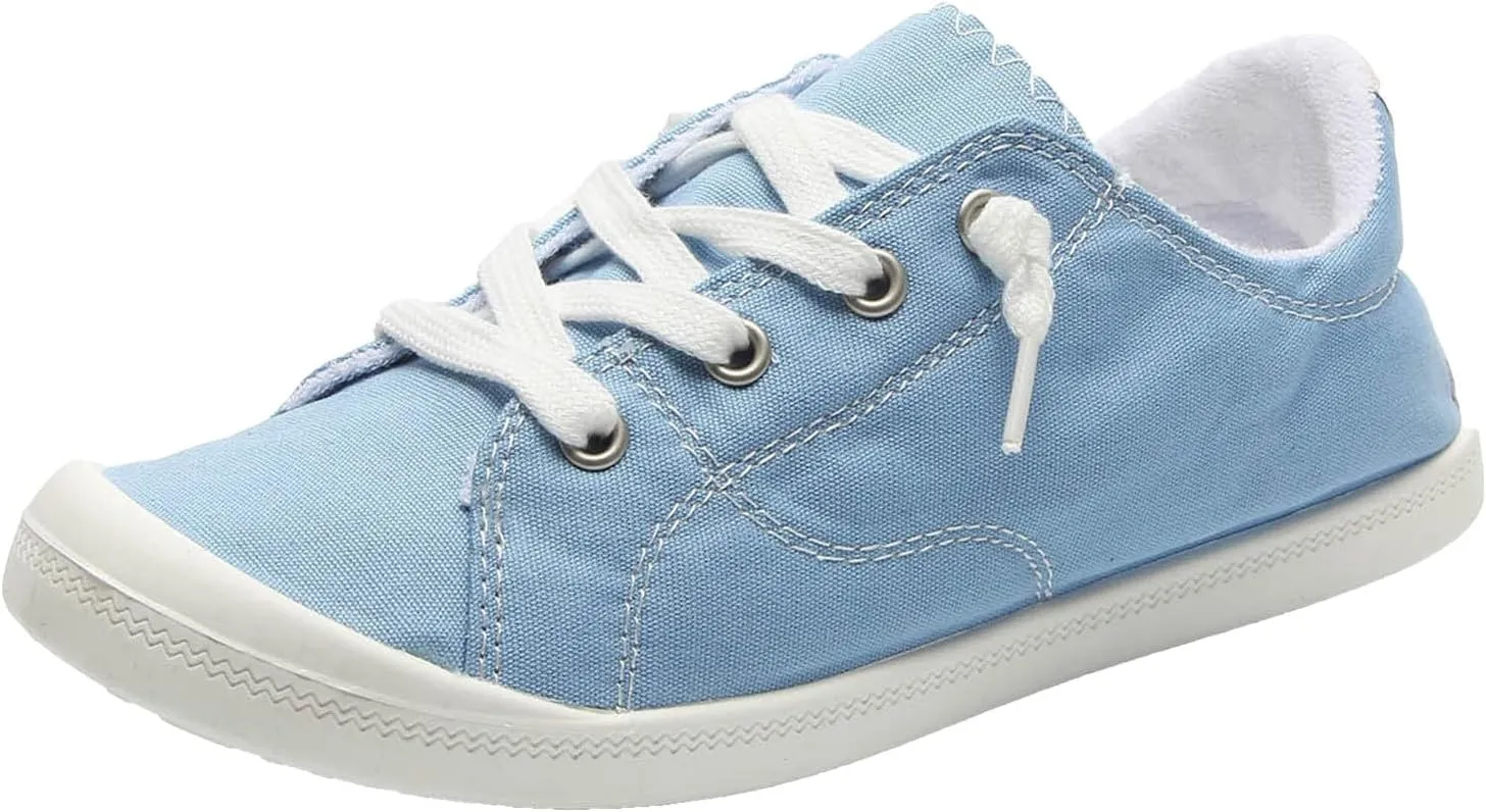 Women's Canvas Shoes Vulcanize Soft Ladies Autumn Loafers Flat Shoes Sneakers Casual Shoes for Girls Size 12