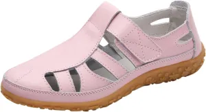 Women's Casual Boho Gladiator Sandals Wide Width Leather Sandals Summer Comfort Soft Sole Closed Toe Ankle Strap Beach Shoes