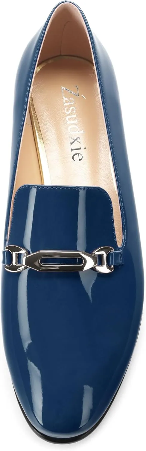 Women's Loafers, Slip On Round Toe Comfortable Flats for Women Dressy and Work, Womens Business Casual Shoes