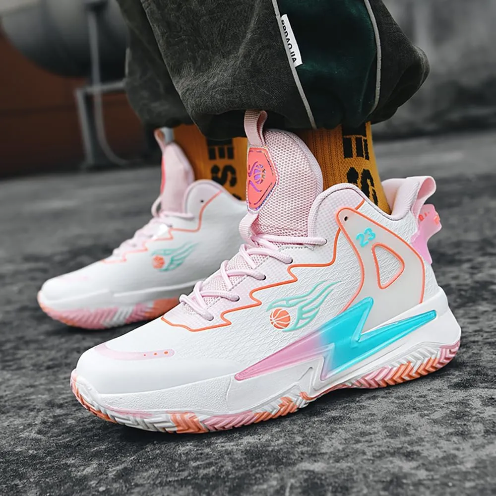 Womens Mens Basketball Shoes Breathable Fashion Athletic Sneakers Lightweight Non Slip Outdoor Sport Volleyball Shoe