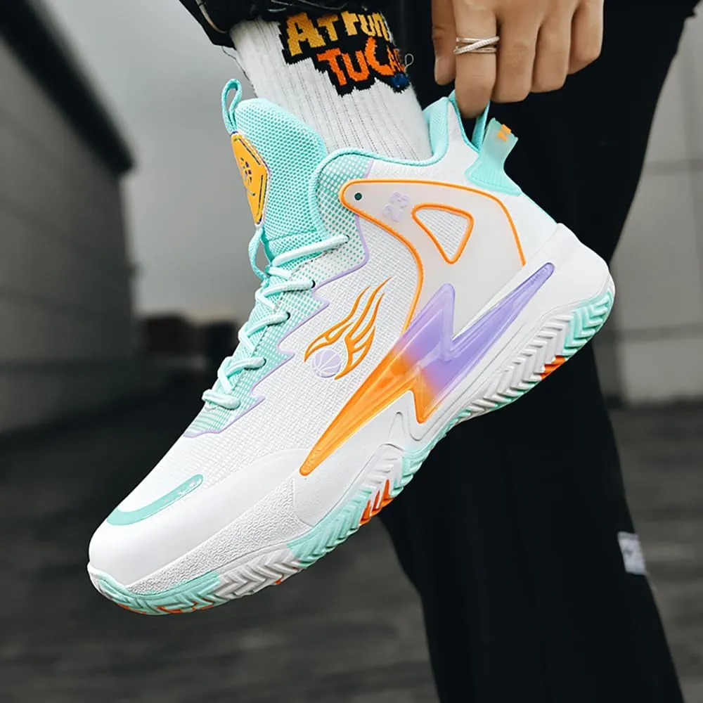 Womens Mens Basketball Shoes Breathable Fashion Athletic Sneakers Lightweight Non Slip Outdoor Sport Volleyball Shoe