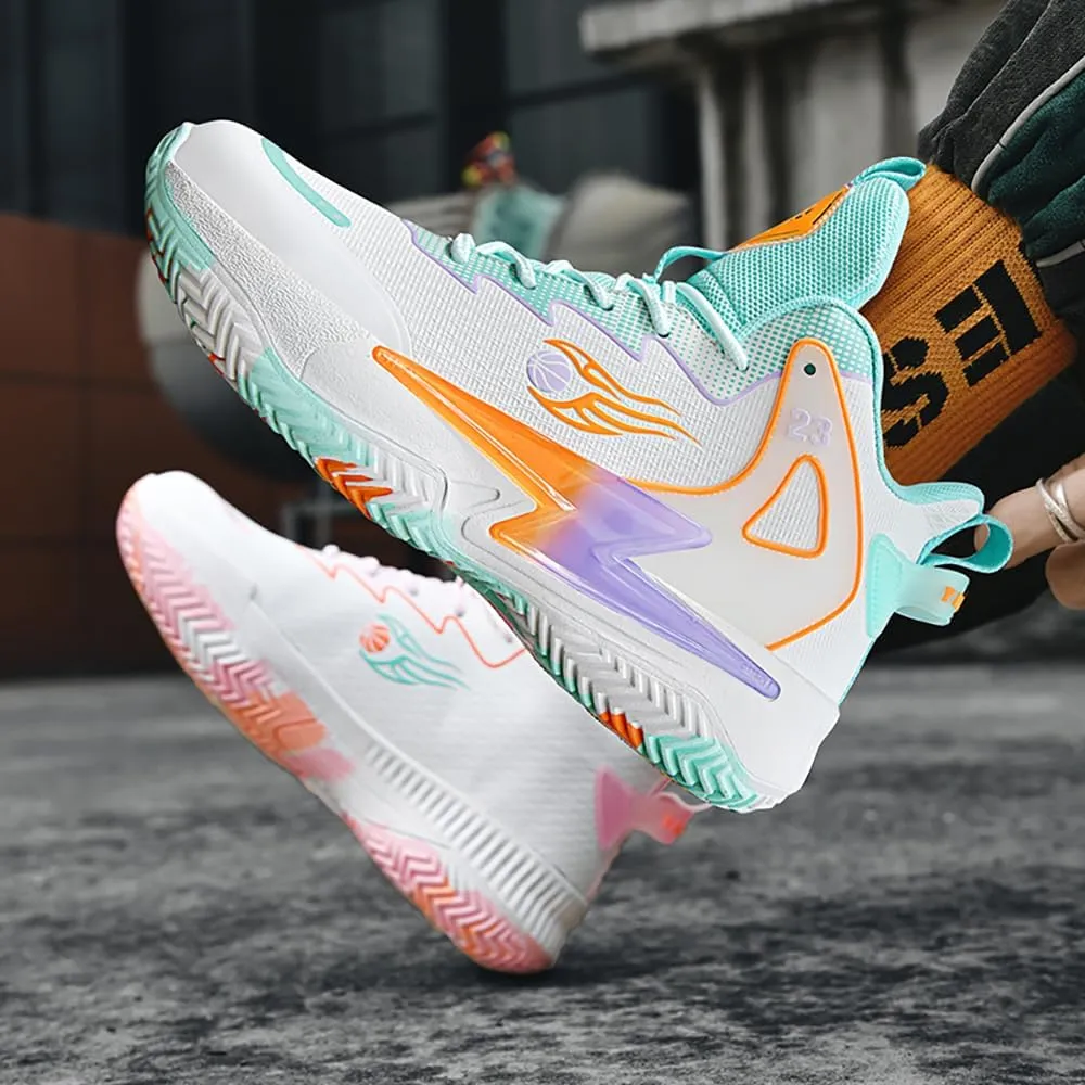 Womens Mens Basketball Shoes Breathable Fashion Athletic Sneakers Lightweight Non Slip Outdoor Sport Volleyball Shoe