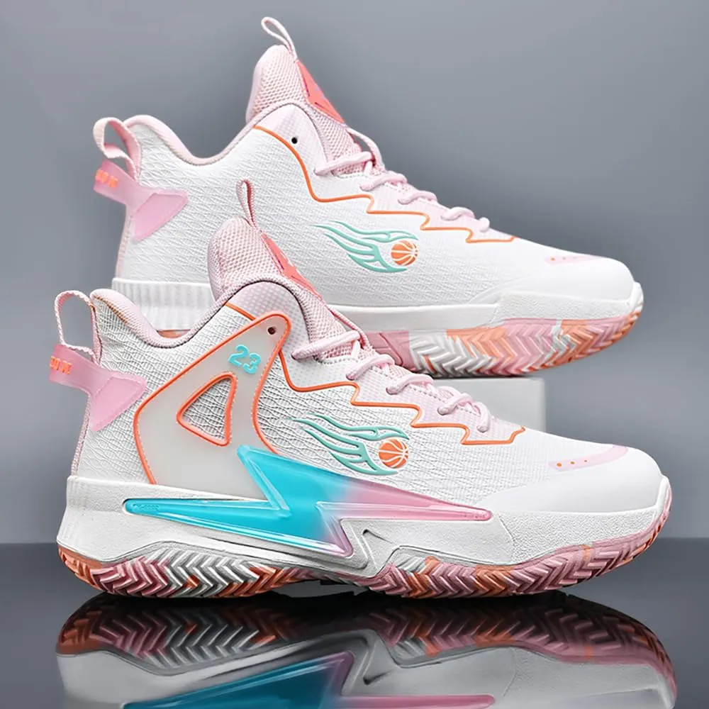 Womens Mens Basketball Shoes Breathable Fashion Athletic Sneakers Lightweight Non Slip Outdoor Sport Volleyball Shoe