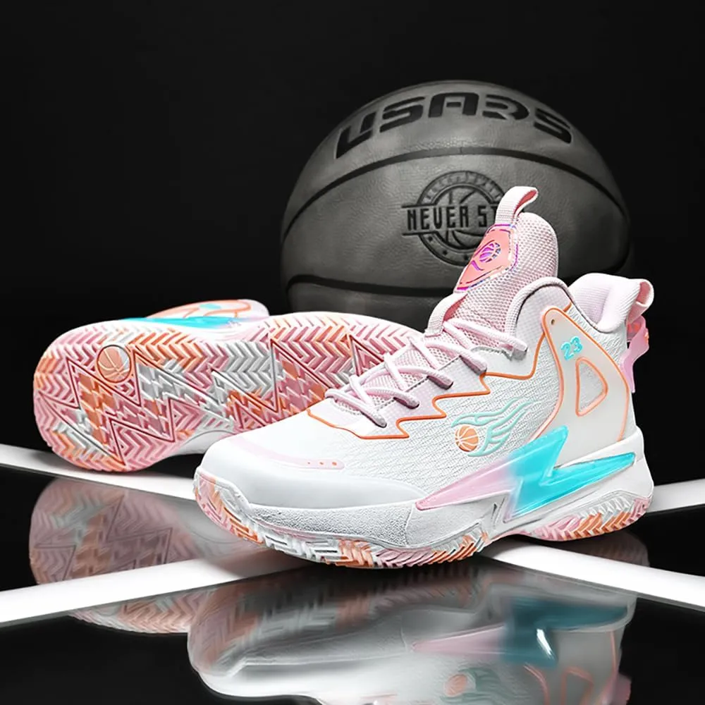 Womens Mens Basketball Shoes Breathable Fashion Athletic Sneakers Lightweight Non Slip Outdoor Sport Volleyball Shoe