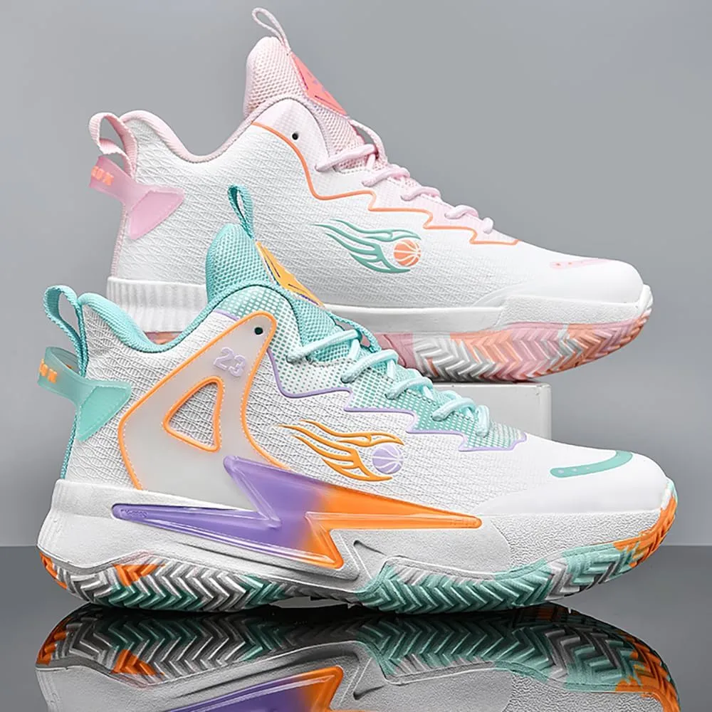 Womens Mens Basketball Shoes Breathable Fashion Athletic Sneakers Lightweight Non Slip Outdoor Sport Volleyball Shoe