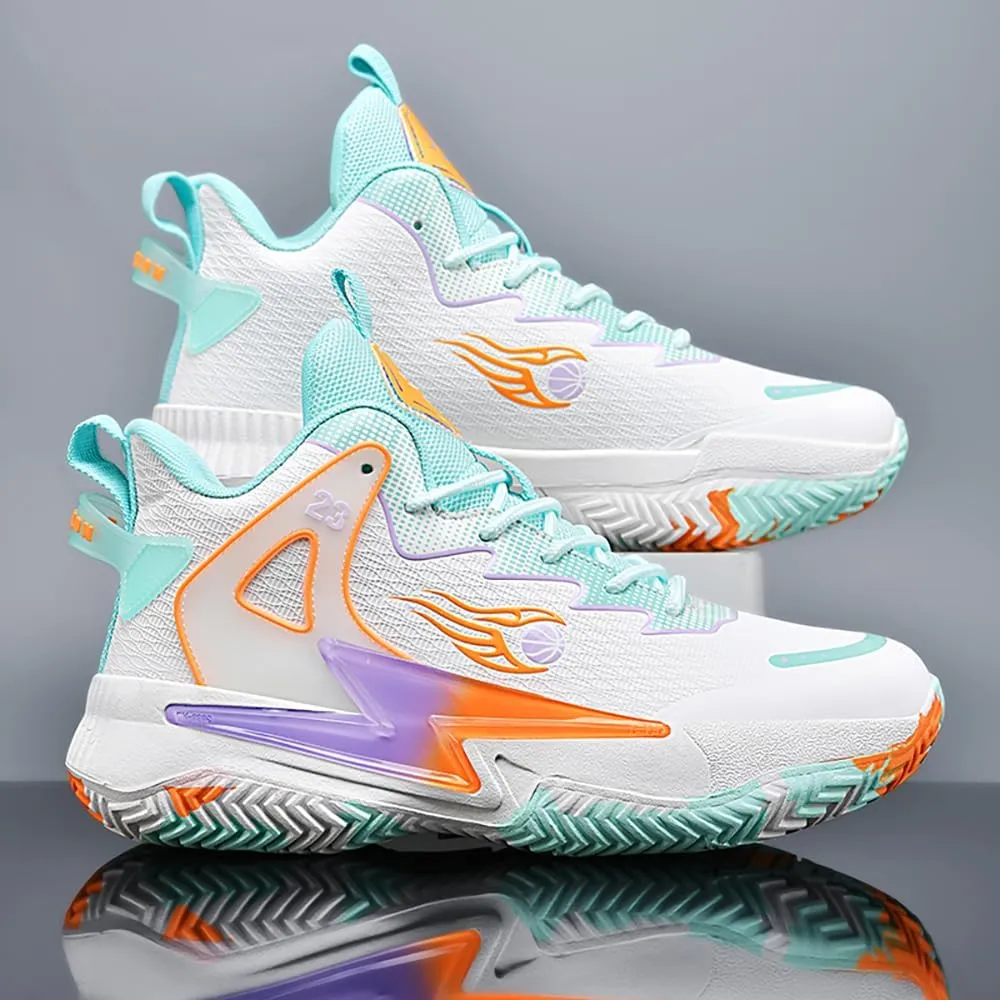 Womens Mens Basketball Shoes Breathable Fashion Athletic Sneakers Lightweight Non Slip Outdoor Sport Volleyball Shoe