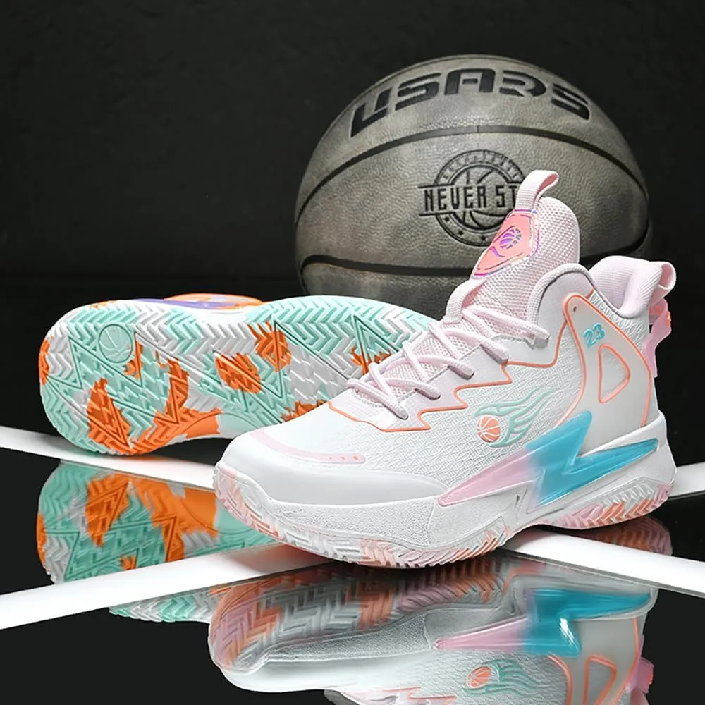 Womens Mens Basketball Shoes Breathable Fashion Athletic Sneakers Lightweight Non Slip Outdoor Sport Volleyball Shoe