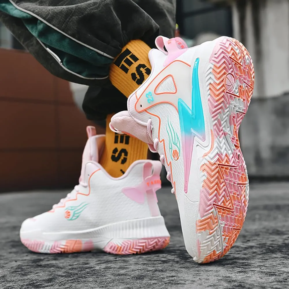 Womens Mens Basketball Shoes Breathable Fashion Athletic Sneakers Lightweight Non Slip Outdoor Sport Volleyball Shoe