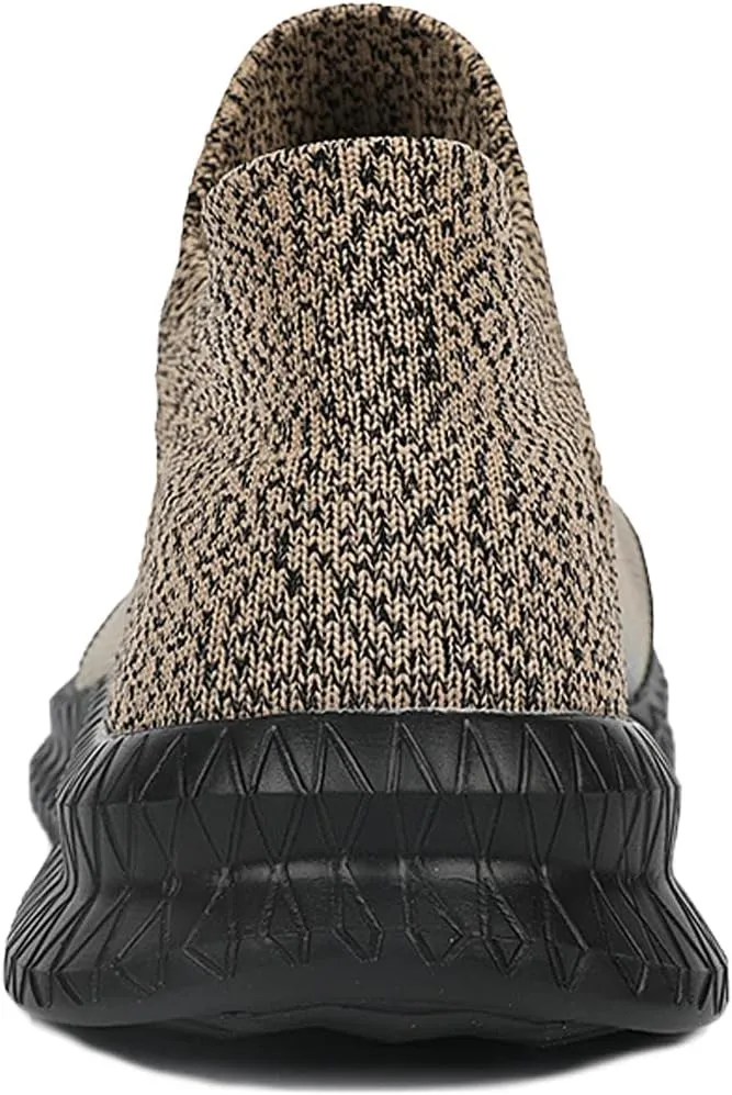 Women's Mesh Cutout Lightweight Sock Sneakers, Casual Breathable Walking Shoes Stylish Comfortable Slip-on Platform Loafers
