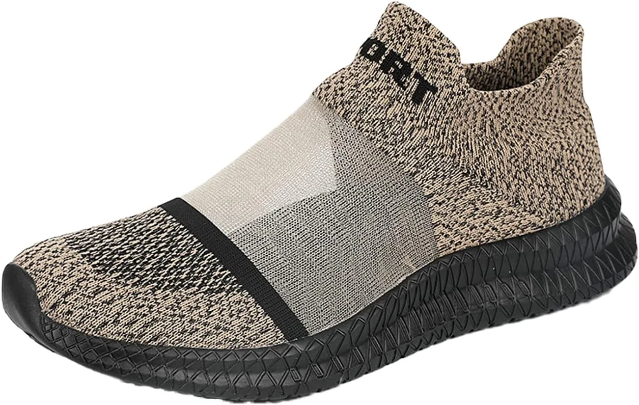 Women's Mesh Cutout Lightweight Sock Sneakers, Casual Breathable Walking Shoes Stylish Comfortable Slip-on Platform Loafers
