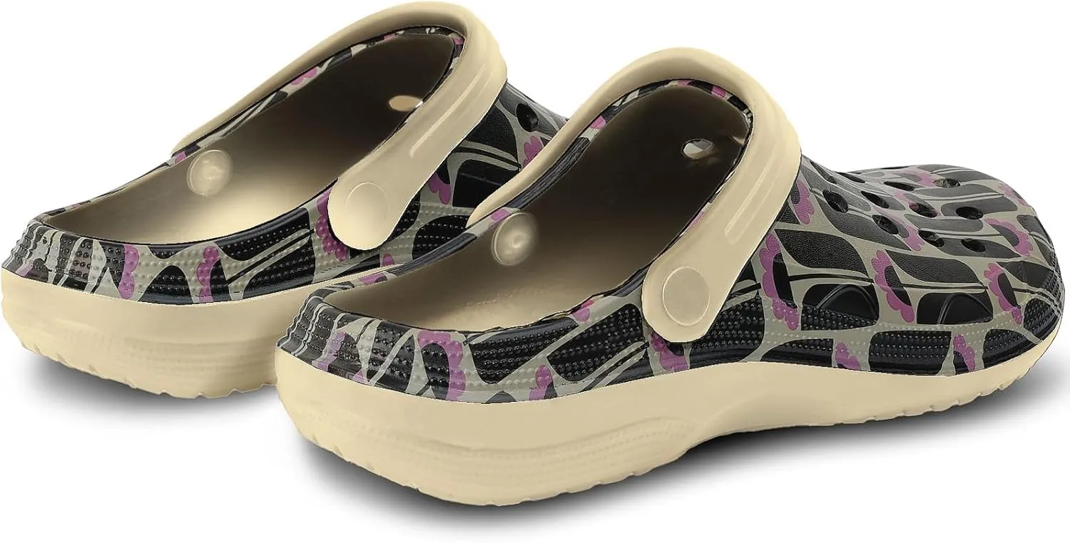 Womens Orla Kiely Casual Summer Beach Poolside Garden Clog Sandals