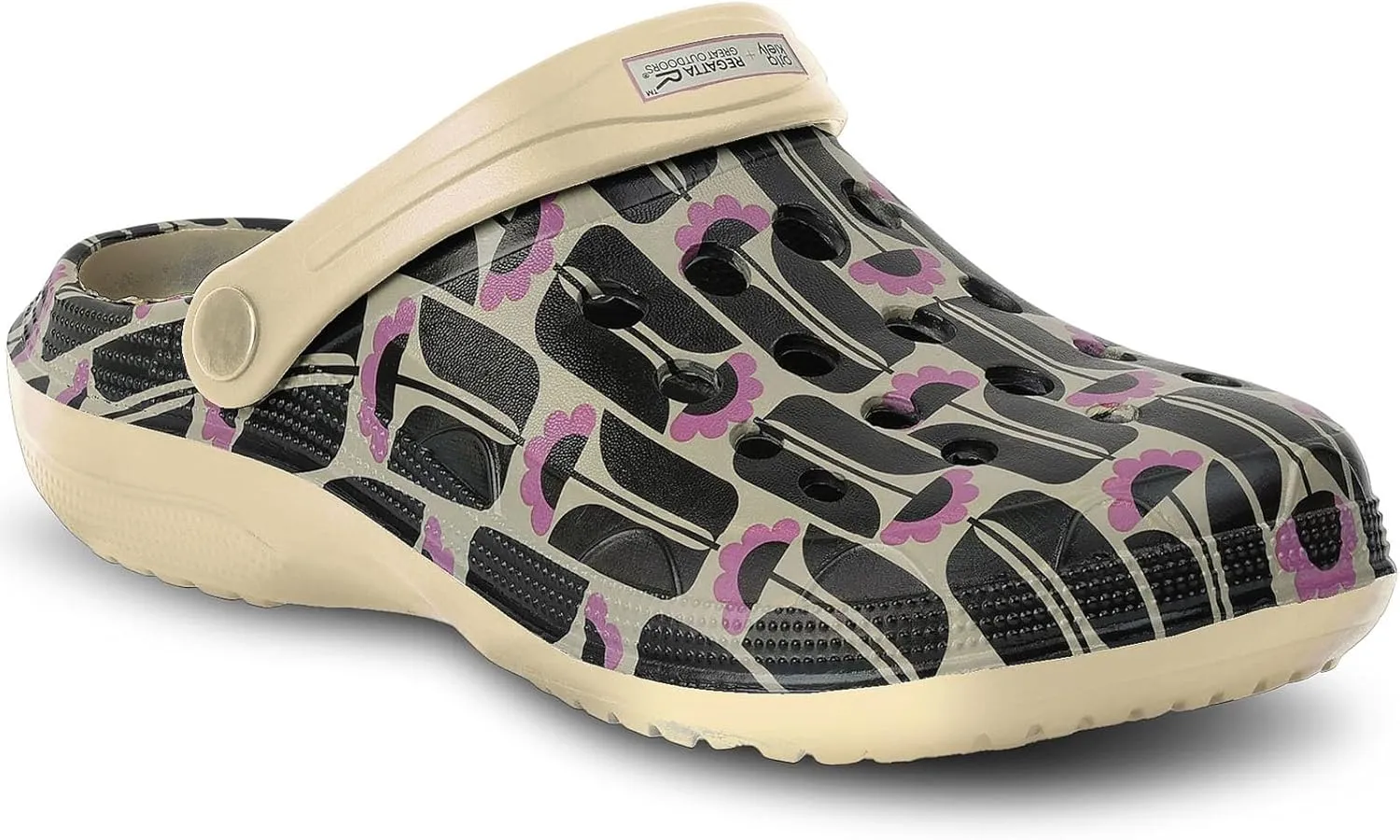 Womens Orla Kiely Casual Summer Beach Poolside Garden Clog Sandals