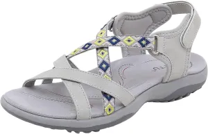 Women's Orthotic Sandals With Arch Support Tribal Pattern Straps Hook And Loop Fastener Strap Casual Sandal Lightweight Breathable Sport Shoes Prom Homecoming Graduation Engagement Shoes