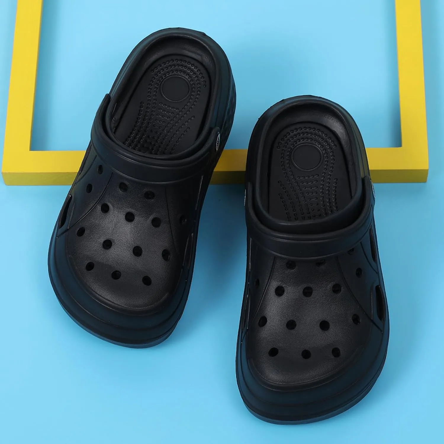 Women’s Platform Clogs Female Garden Clogs Shoes 2.36 Inches Hight Heels Mules Shoes Indoor Outdoor Casual Slippers