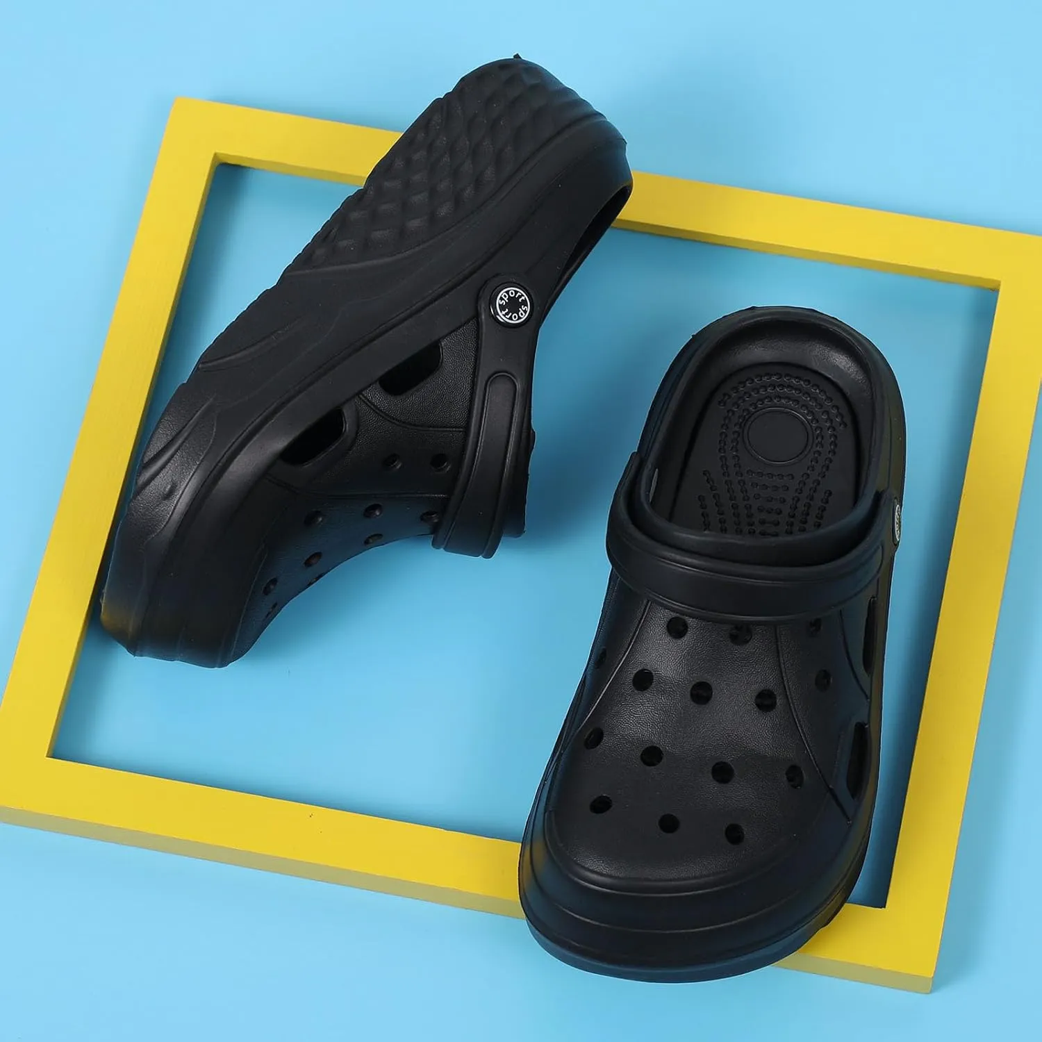 Women’s Platform Clogs Female Garden Clogs Shoes 2.36 Inches Hight Heels Mules Shoes Indoor Outdoor Casual Slippers
