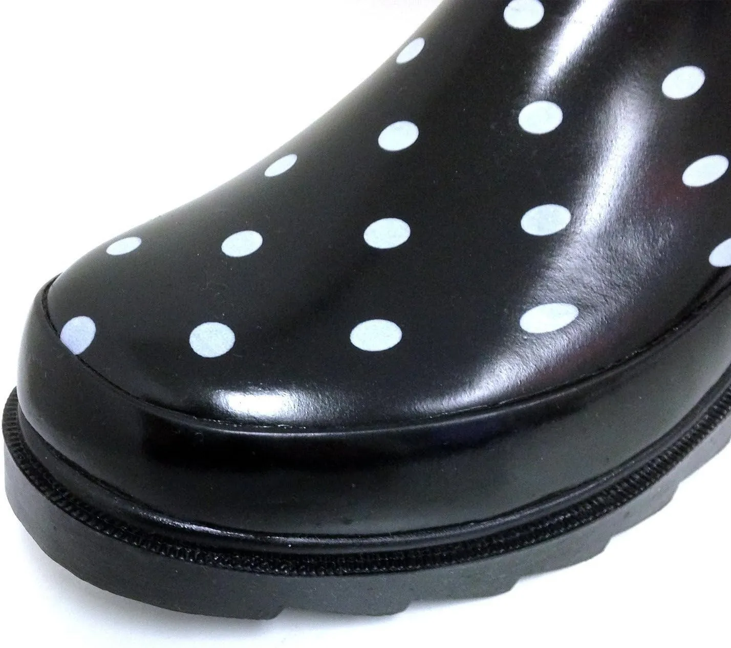 Women's Rain Boots Adjustable Buckle Fashion Mid Calf Wellies Rubber Knee High Snow Multiple Styles