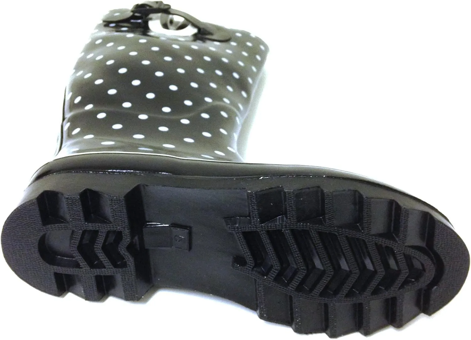 Women's Rain Boots Adjustable Buckle Fashion Mid Calf Wellies Rubber Knee High Snow Multiple Styles