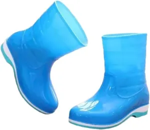 Womens Rubber Shoes Non-Slip Waterproof Shoes Rain Boots Midcalf Rubber Boots