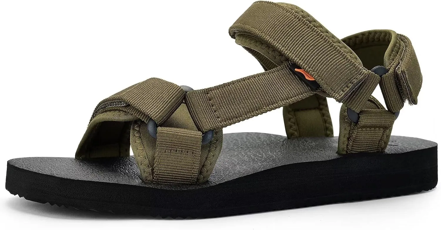 Women's Sandals Hiking Sport Sandals with Arch Support Yoga Mat Insole Comfortable Walking Water Sandals for Beach Travel Athletic