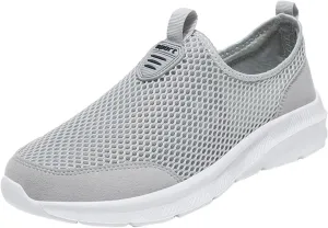 Womens Slip On Sneakers Women Walking Tennis Shoes Womens Tennis Shoes Wide Feet Ladies Shoes Casual Waterproof Sneakers White Tennis Shoe Loafers Shoe