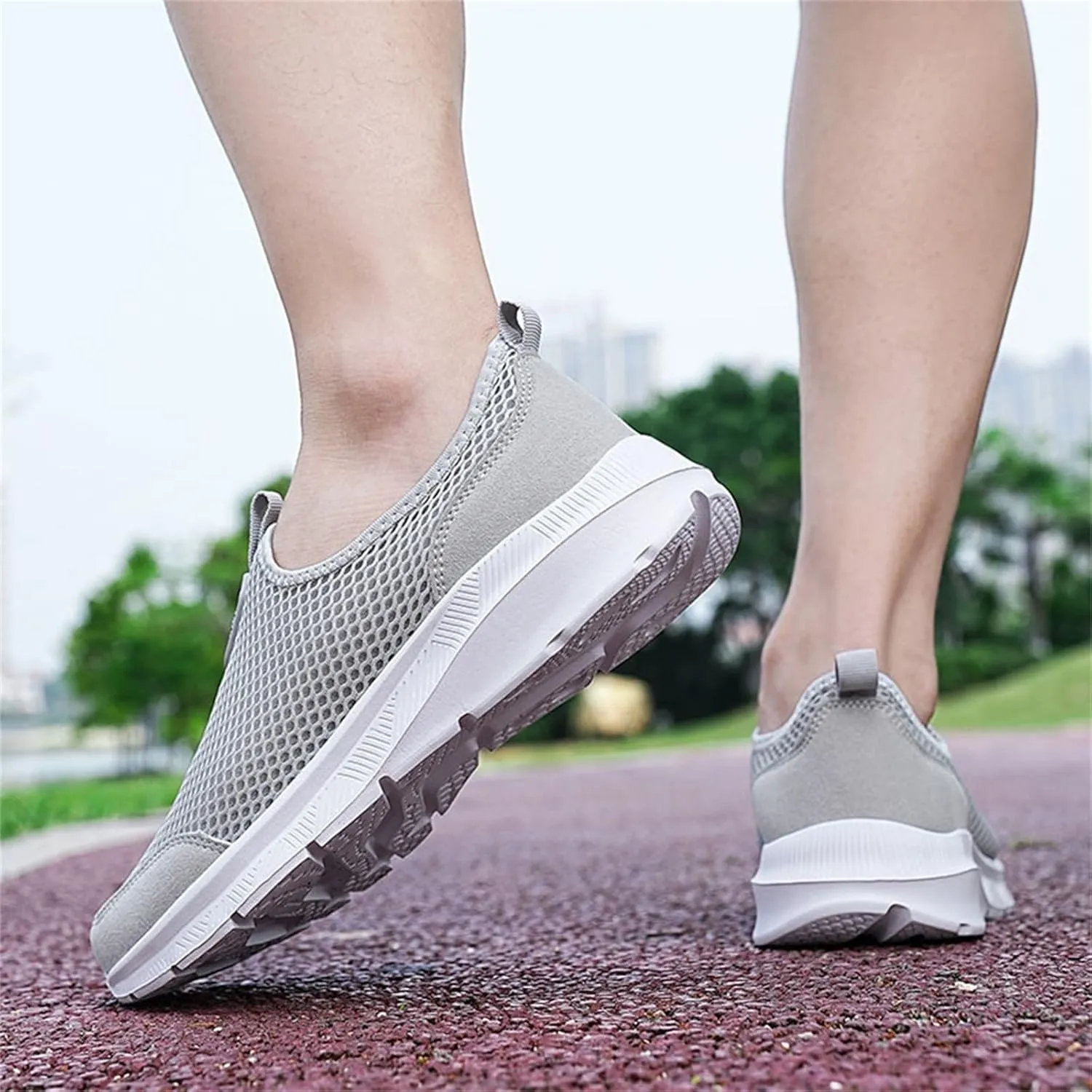 Womens Slip On Sneakers Women Walking Tennis Shoes Womens Tennis Shoes Wide Feet Ladies Shoes Casual Waterproof Sneakers White Tennis Shoe Loafers Shoe