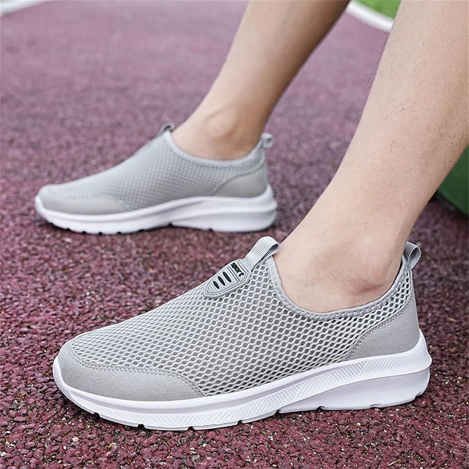 Womens Slip On Sneakers Women Walking Tennis Shoes Womens Tennis Shoes Wide Feet Ladies Shoes Casual Waterproof Sneakers White Tennis Shoe Loafers Shoe