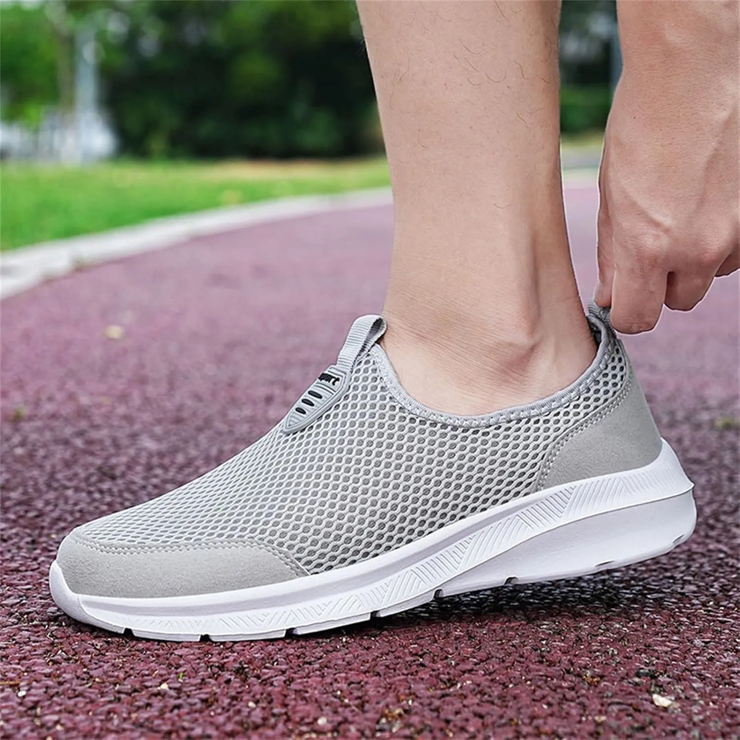Womens Slip On Sneakers Women Walking Tennis Shoes Womens Tennis Shoes Wide Feet Ladies Shoes Casual Waterproof Sneakers White Tennis Shoe Loafers Shoe