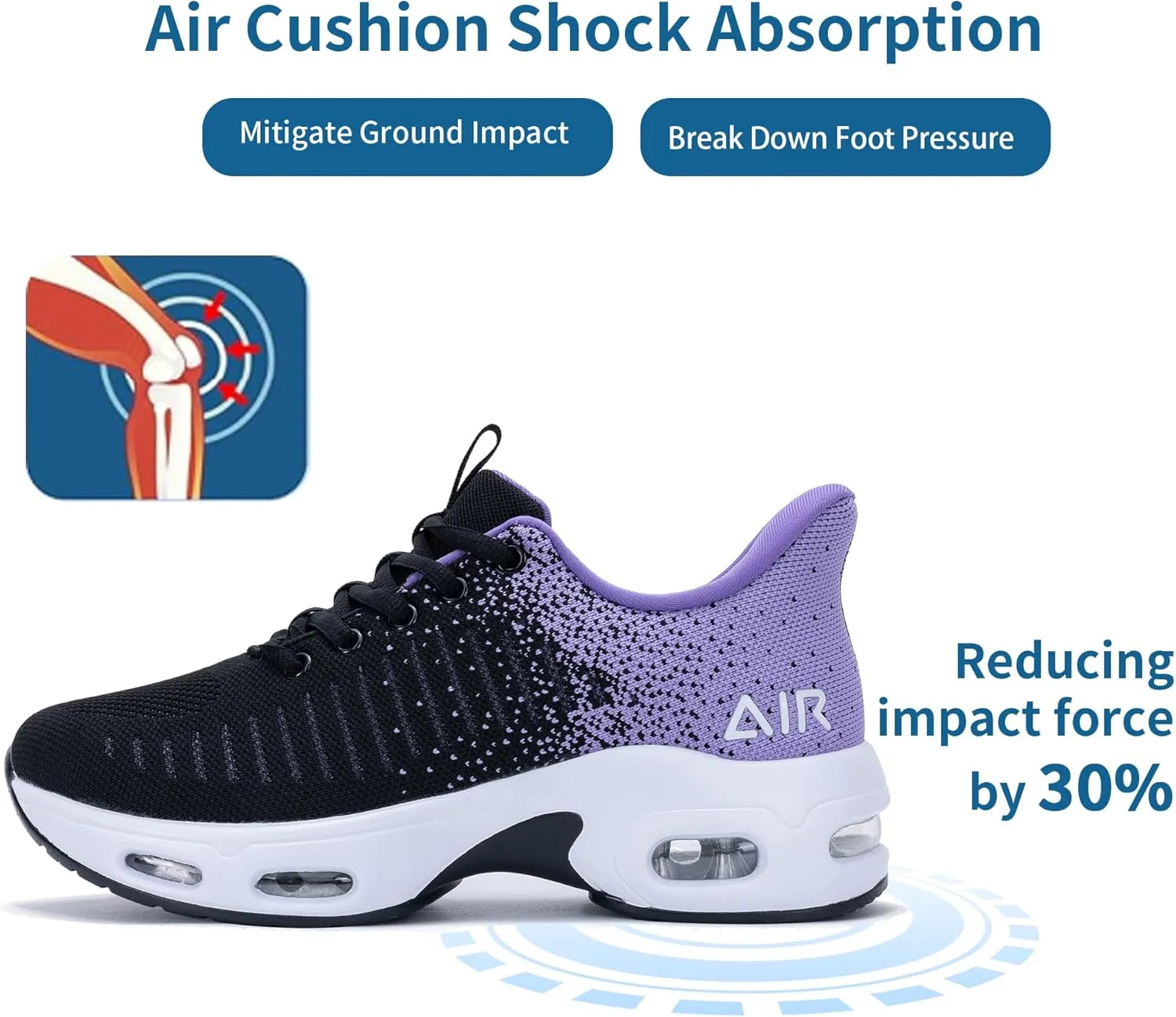 Women's Walking Shoes | Slip On | Fashion Sneakers | Air Running Tennis Shoes US 6-11