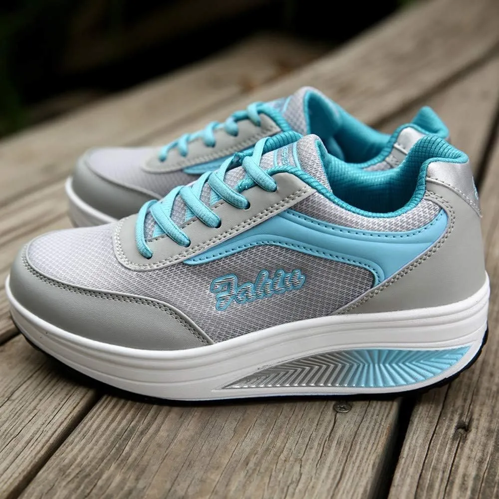Womens Walking Sneakers Size 10 Wide Zapatillas OrtopéDicas para Caminar De Mujer para Salir White Tennis Shoes Women Platform Silver Platform Wedge Sneakers for Women Trail Running Shoes Women On