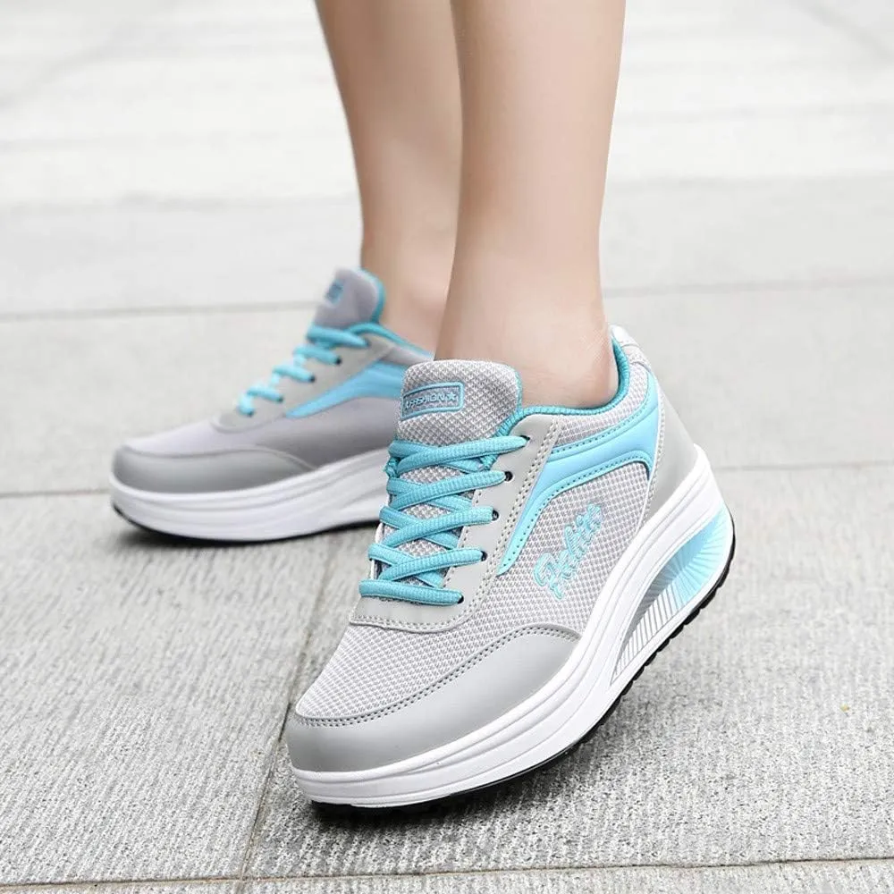 Womens Walking Sneakers Size 10 Wide Zapatillas OrtopéDicas para Caminar De Mujer para Salir White Tennis Shoes Women Platform Silver Platform Wedge Sneakers for Women Trail Running Shoes Women On
