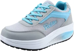 Womens Walking Sneakers Size 10 Wide Zapatillas OrtopéDicas para Caminar De Mujer para Salir White Tennis Shoes Women Platform Silver Platform Wedge Sneakers for Women Trail Running Shoes Women On
