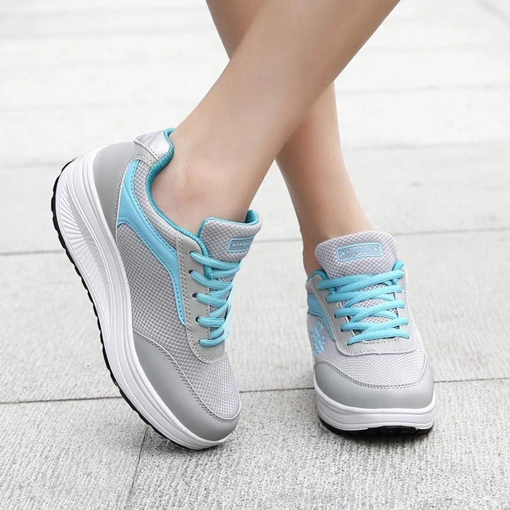 Womens Walking Sneakers Size 10 Wide Zapatillas OrtopéDicas para Caminar De Mujer para Salir White Tennis Shoes Women Platform Silver Platform Wedge Sneakers for Women Trail Running Shoes Women On