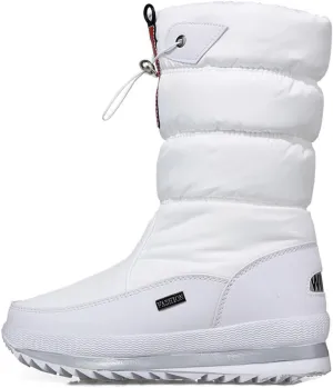 Womens Winter Boots Waterproof Insulated,Casual High Top Walking Slip On Winter Shoes for Women,Lightweight Comfortable Fur Lined Warm Snow Boots for Women