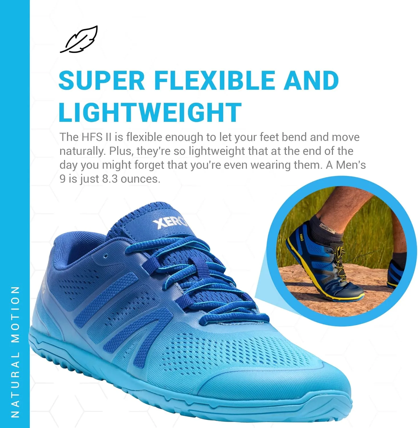 Xero Shoes Men's HFS Original Barefoot Running Shoes