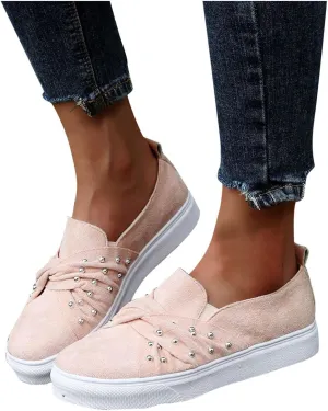 ZBYY Women Fashion Canvas Sneakers Summer Slip On Shoes Low Top Classic Casual Walking Shoes Flats Sneakers