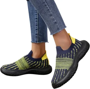 ZBYY Womens Walking Shoes Slip on Casual Gym Sports Sneakers Fashion Breathable Mesh Running Tennis Athletic Sneakers