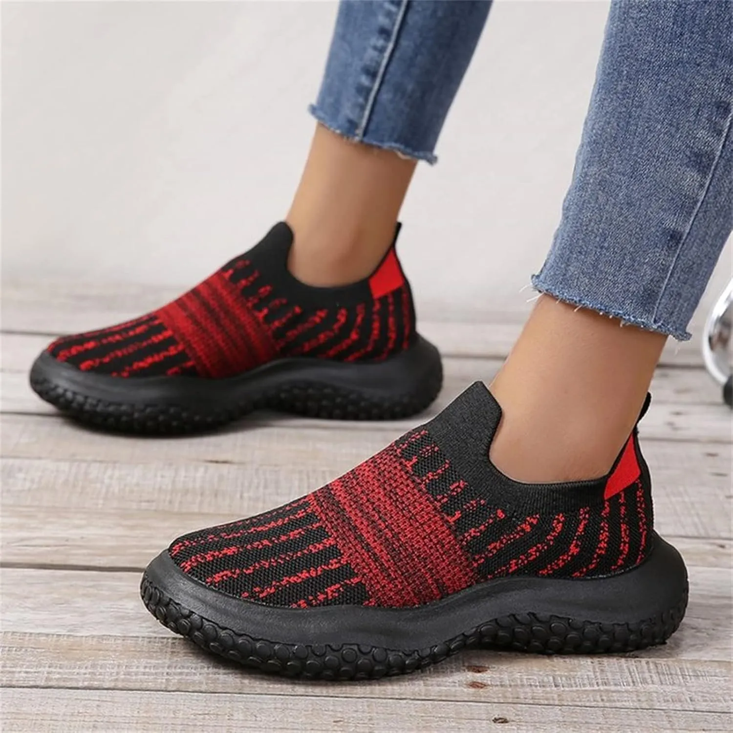 ZBYY Womens Walking Shoes Slip on Casual Gym Sports Sneakers Fashion Breathable Mesh Running Tennis Athletic Sneakers