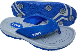 ZORIZ Golf Sandals for Women and Men, Golf Thong Flip Flops With Removable Soft Spikes, Golf Footwear With Deeper Heel Cup and Higher Sidewalls for Secure Comfort