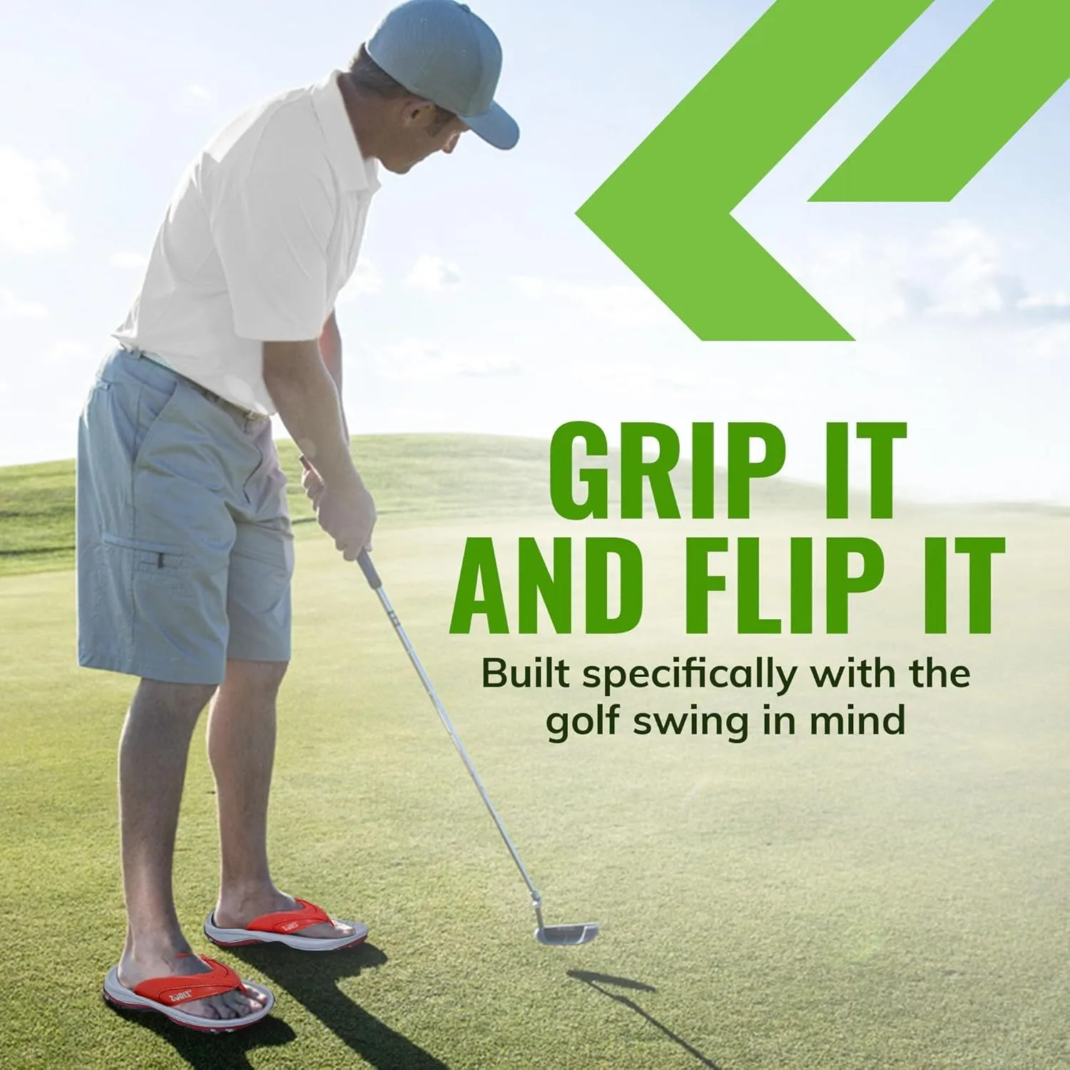 ZORIZ Golf Sandals for Women and Men, Golf Thong Flip Flops With Removable Soft Spikes, Golf Footwear With Deeper Heel Cup and Higher Sidewalls for Secure Comfort