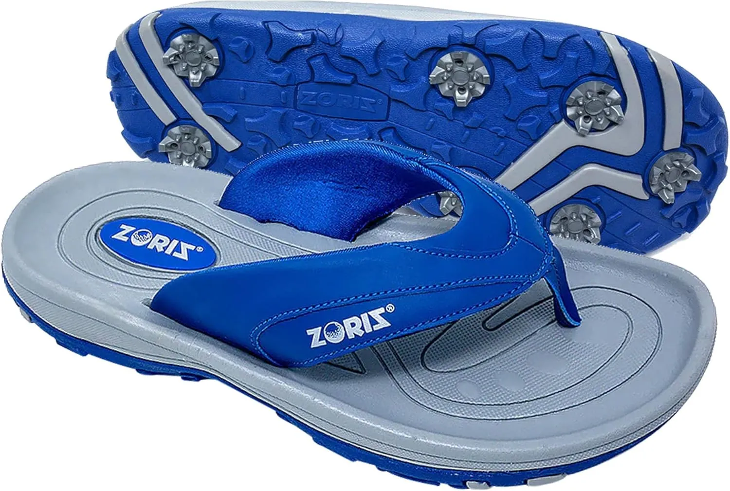 ZORIZ Golf Sandals for Women and Men, Golf Thong Flip Flops With Removable Soft Spikes, Golf Footwear With Deeper Heel Cup and Higher Sidewalls for Secure Comfort