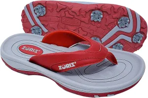 ZORIZ Golf Sandals for Women and Men, Golf Thong Flip Flops With Removable Soft Spikes, Golf Footwear With Deeper Heel Cup and Higher Sidewalls for Secure Comfort